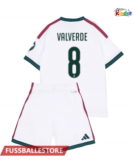 Günstige Real Madrid Federico Valverde #8 Heimtrikotsatz Kinder 2026-27 Kurzarm (+ Kurze Hosen)
